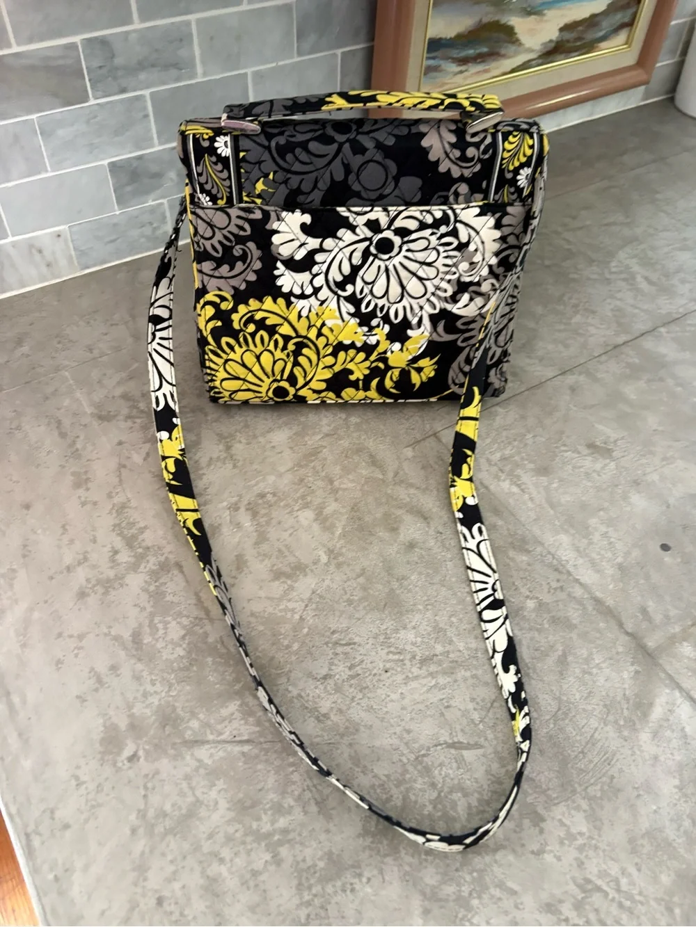 Vera Bradley Julie crossbody bag in the retired Baroque pattern
